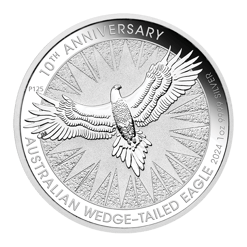 2024 Australian Wedge-Tailed Eagle 10th Anniversary 1oz .9999 Silver Bullion Coin