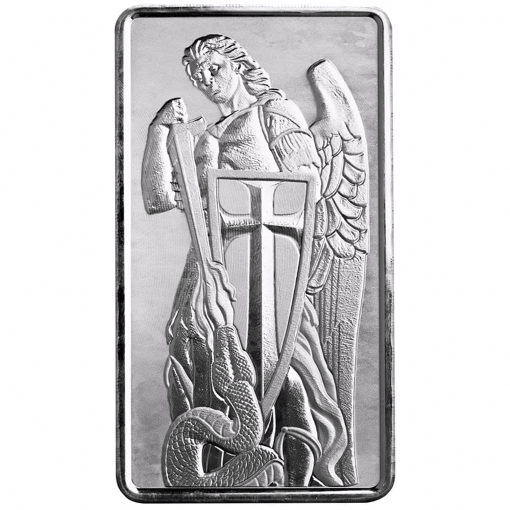 Sm10aamsb-archangel-michael-10oz-silver-bullion-bar