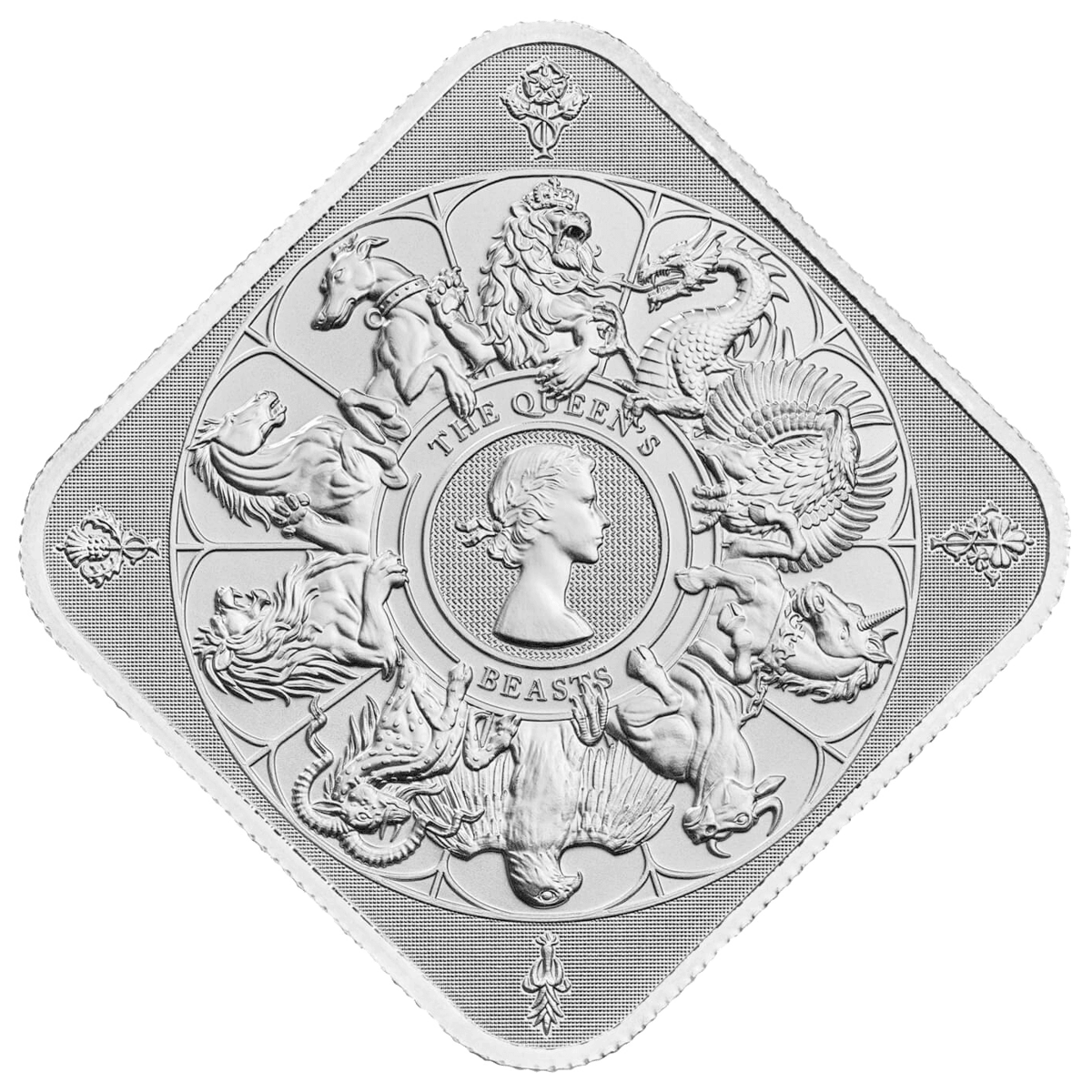 The queens beasts completer 1oz silver bar