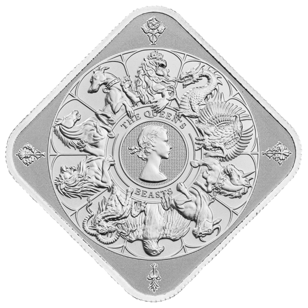 The Queens Beasts Completer 1oz Silver Bar