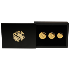 2024 The Perth Mint 125th Anniversary Australian Sovereign Gold Proof Three Coin Set