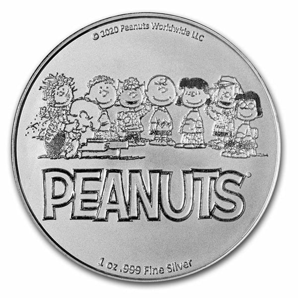 2020p70acb1ozsb-2020-peanuts-70th-anniversary-with-charlie-brown-1oz-999-silver-bullion-round
