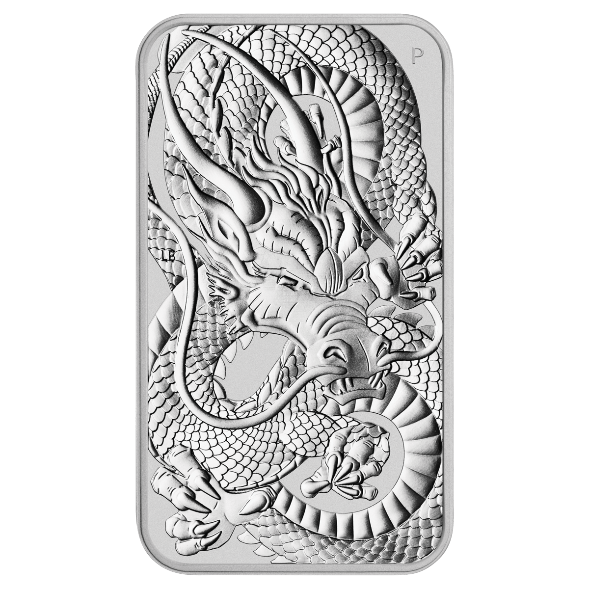 2021 dragon 1oz silver rectangular coin