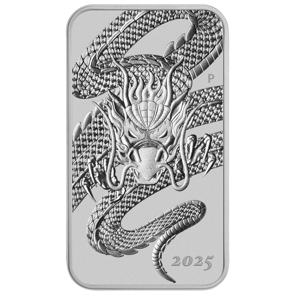 2025 dragon 1oz silver rectangular coin