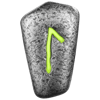 Laguz Rune 1oz Silver Cast Bar