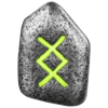 Ingwaz Rune 1oz Silver Cast Bar