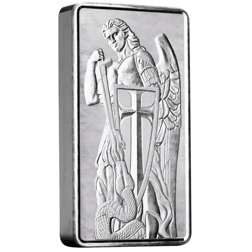 Sm10aamsb-archangel-michael-10oz-silver-bullion-bar