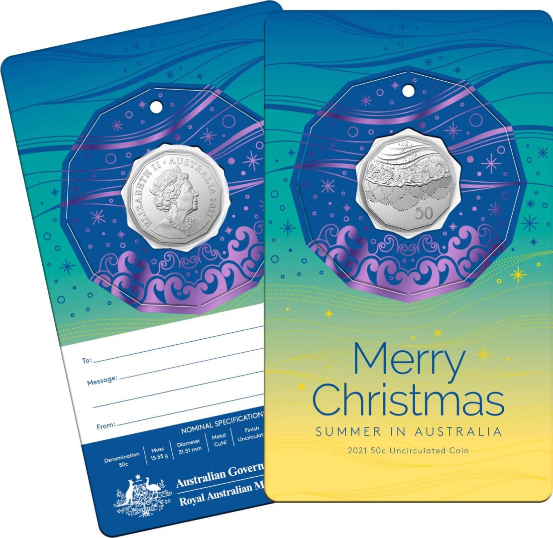10664-2021-50c-beach-christmas-coin-decoration-in-pop-out-card-pack-of-5-cuni