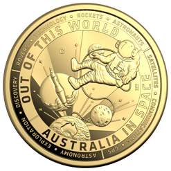 2024 $10 Out of this World - Australia in Space with 'C' Mintmark 1/10oz Gold Proof Coin