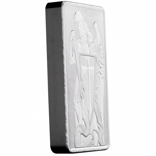 Sm10aamsb-archangel-michael-10oz-silver-bullion-bar