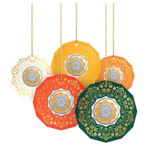 11590 2024-christmas-festive-florals-coloured-coin-pack-of-5 09-