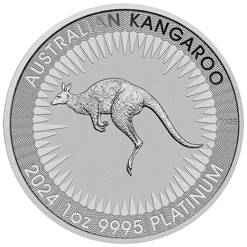 2024 Australian Kangaroo 1oz .9995 Platinum Bullion Coin