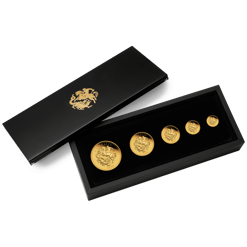 2024 The Perth Mint 125th Anniversary Australian Sovereign Gold Proof Five Coin Set