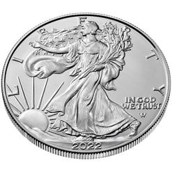 2022 american silver eagle 1oz. 999 silver bullion coin