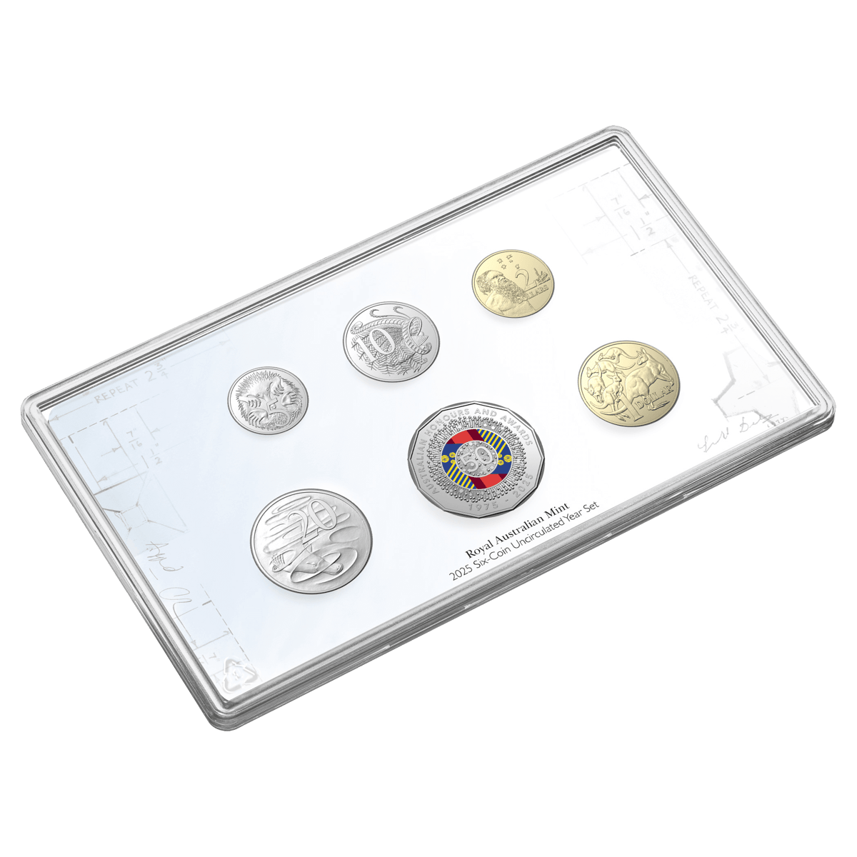 2025 50 years of the australian honours system six coin year set - image 3