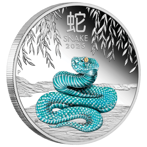 3s2516ddaa 2025-year-of-the-snake-1oz-coloured-silver-proof-coin