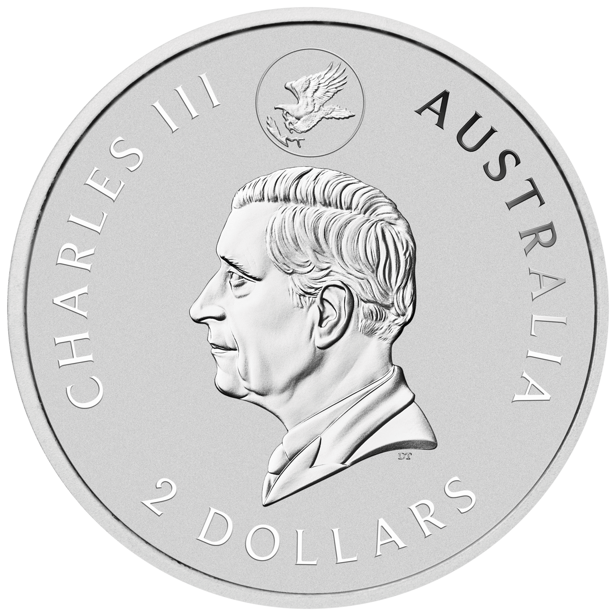 2024 wedge tailed eagle 10th anniversary 2oz coloured silver coin - image 4