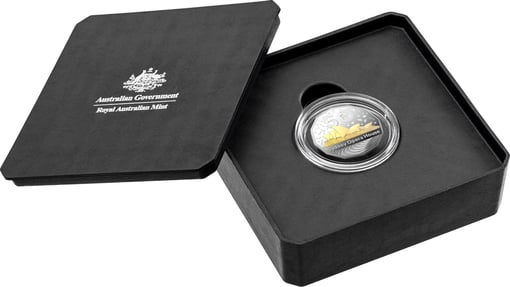 2023 50th anniversary of the sydney opera house silver proof coin