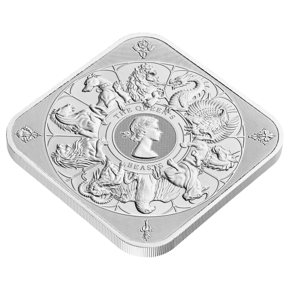 The queens beasts completer 10oz silver bar - image 3