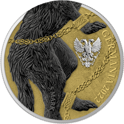 2022 germania beasts – fenrir geminus 1oz. 9999 silver 2 coin set