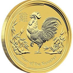 2017 Year of the Rooster 1/20oz .9999 Gold Bullion Coin - Perth Mint