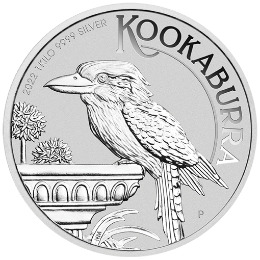 22022aaax 2022-australian-kookaburra-1kg-silver-bullion-coin-1-k