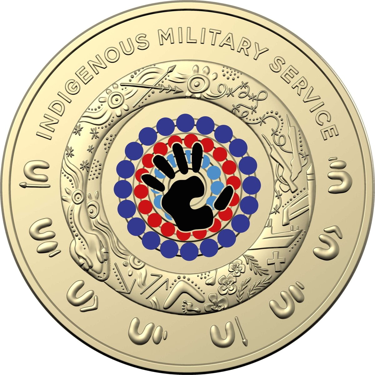 10588-2021-2-indigenous-military-service-coloured-coins-in-mint-roll-albr