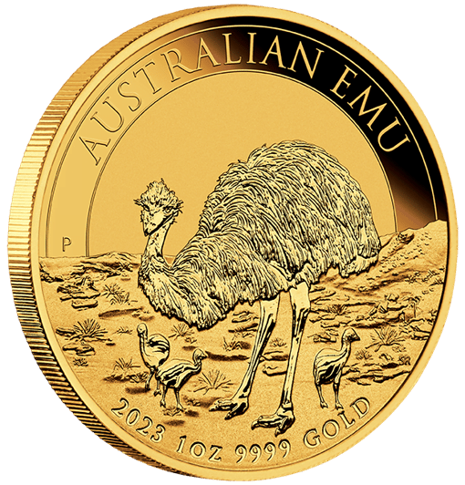 2023 australian emu 1oz gold bullion coin