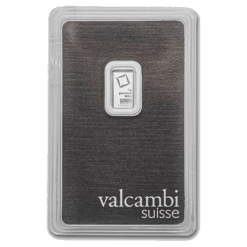 Valcambi 1g .9995 Platinum Minted Bullion Bar