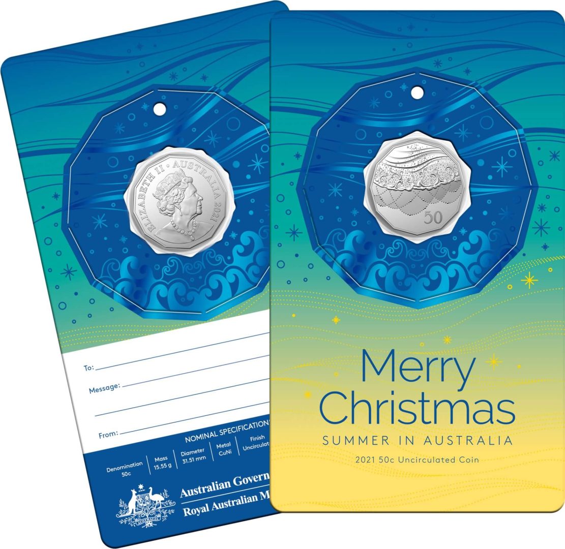 10664-2021-50c-beach-christmas-coin-decoration-in-pop-out-card-pack-of-5-cuni