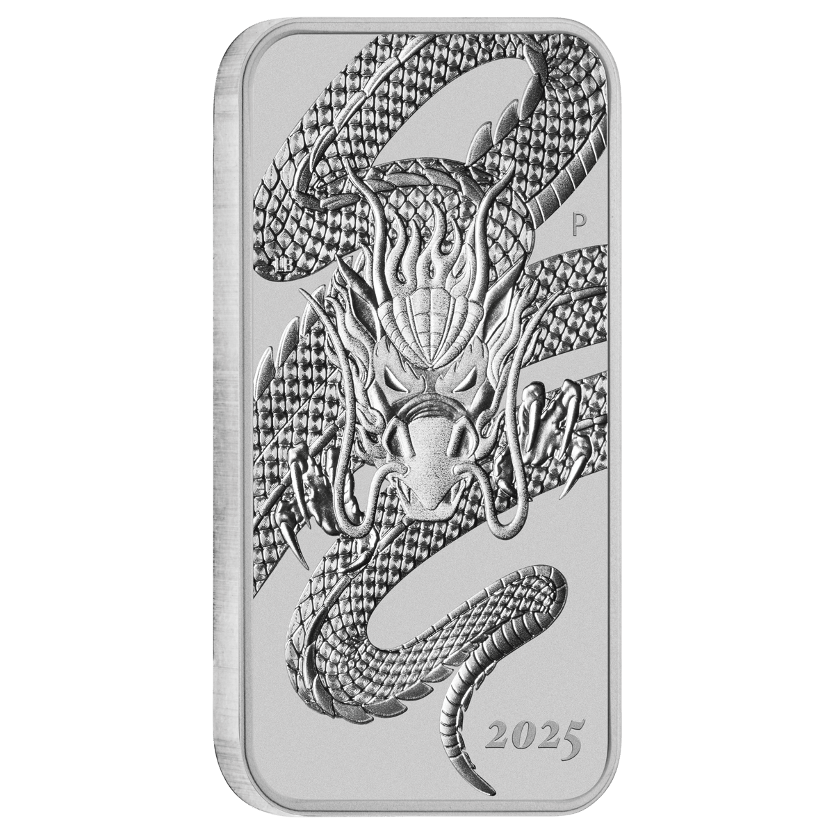 2025 dragon 1oz silver rectangular coin - image 2