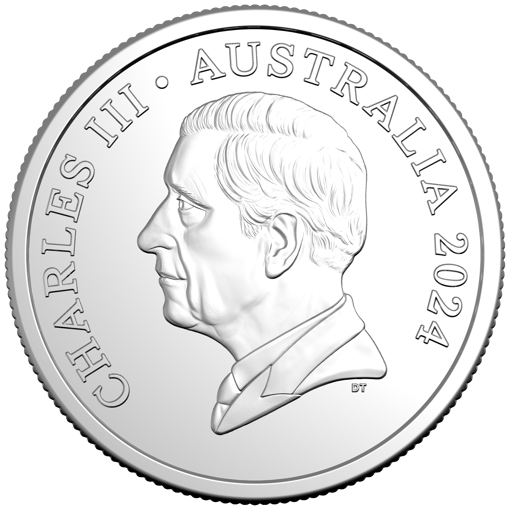2024 5c king charles iii effigy coin roll – non-premium roll