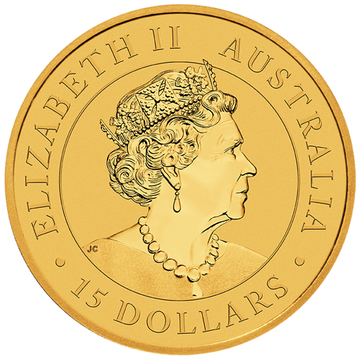2020 australian kangaroo 1/10oz. 9999 gold bullion coin