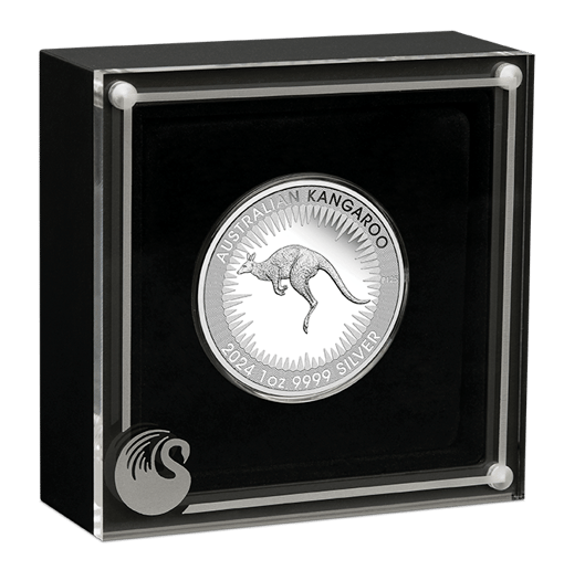 2024 australian kangaroo - king charles iii obverse first issue - 1oz. 9999 silver proof coin