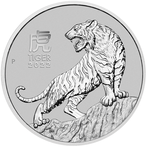 2022 year of the tiger 1oz. 9995 platinum bullion coin – lunar series iii
