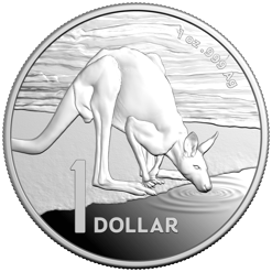 Reverse 11423 2024 Kangaroo Series Desert Life 1oz Silver Coin