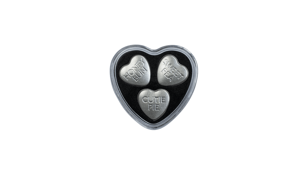 Smkssweethrt30g22-2022-sweethearts-candy-30g-pure-silver-3-hearts-set-3-x-10g-hearts