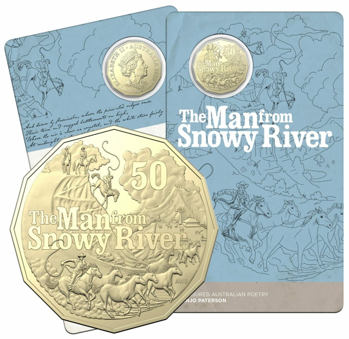 10592-50c-banjo-paterson-the-man-from-snowy-river-uncirculated-coin-in-card-albr