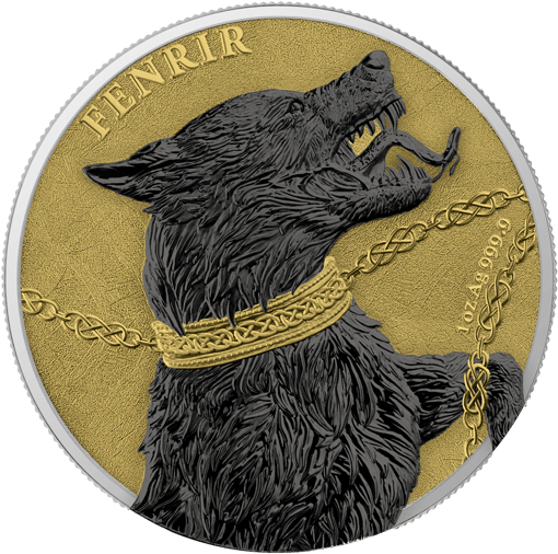 2022 germania beasts – fenrir geminus 1oz. 9999 silver 2 coin set
