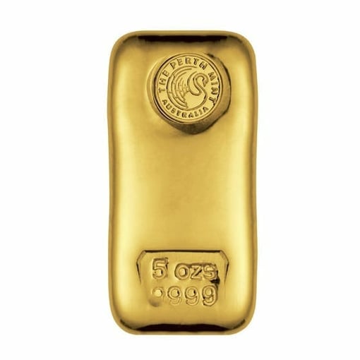 Xx01kpx perth-mint-5oz-gold-cast-bar