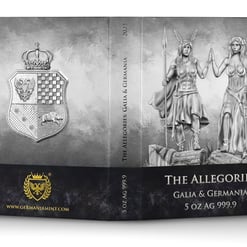 2023 the allegories – galia & germania 5oz silver coin