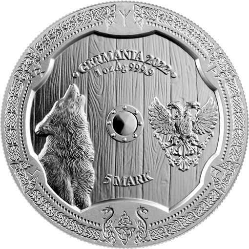 2022 valkyries - hildegard 1oz. 9999 silver bullion coin