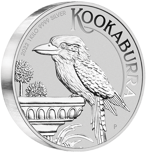 2022 australian kookaburra 1kg. 9999 silver bullion coin – 1 kilo