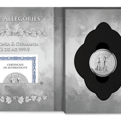 2022 the allegories – polonia & germania 2oz. 9999 silver coin