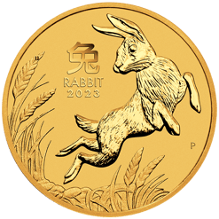 2023 Year of the Rabbit 1oz .9999 Gold Bullion Coin – Lunar Series III