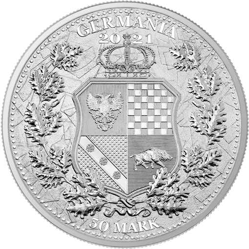 2021 the allegories – austria & germania 10oz. 9999 silver coin