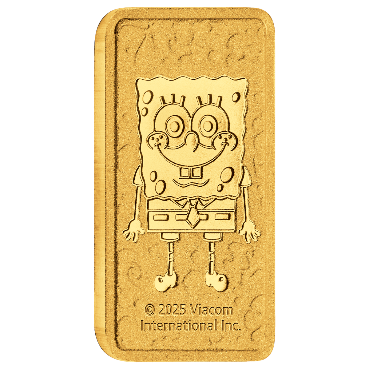 2025 spongebob squarepants 1g gold minted bar - image 5