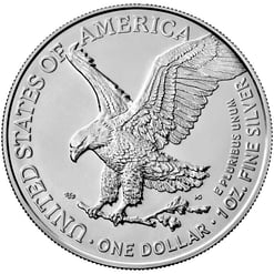 2021 american silver eagle 1oz. 999 silver bullion coin - type 2 ase