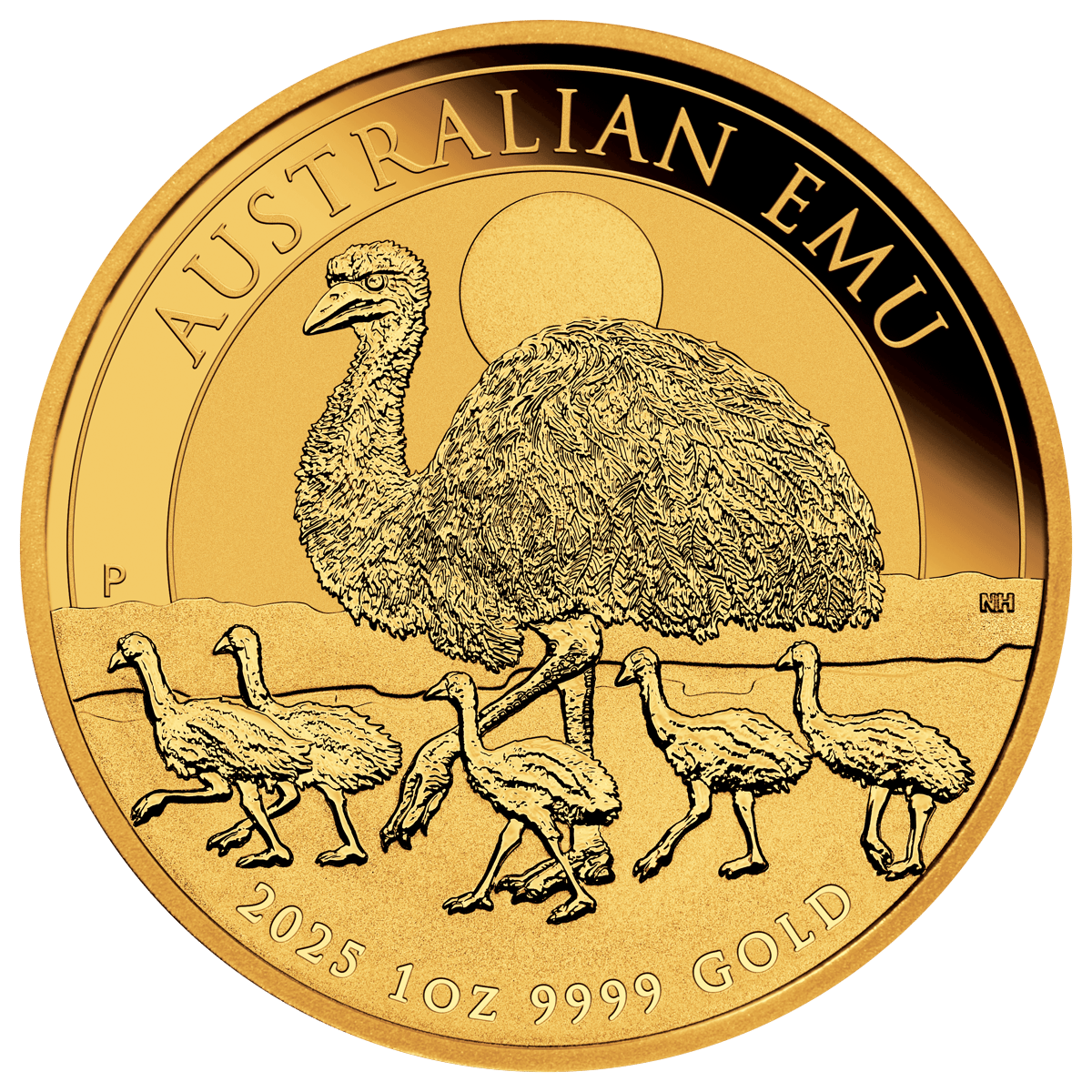 2025 Australian Emu 1oz Gold Coin
