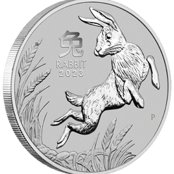 2023 year of the rabbit 1oz. 9995 platinum bullion coin – lunar series iii
